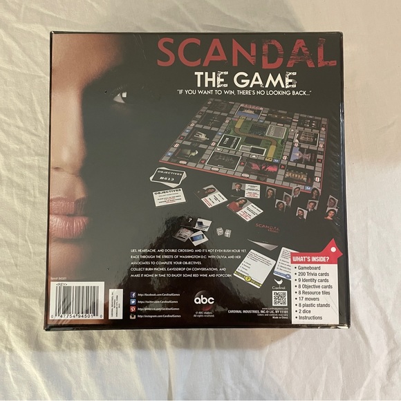 NIB Cardinal ABC Scandal The Game - Picture 2 of 6